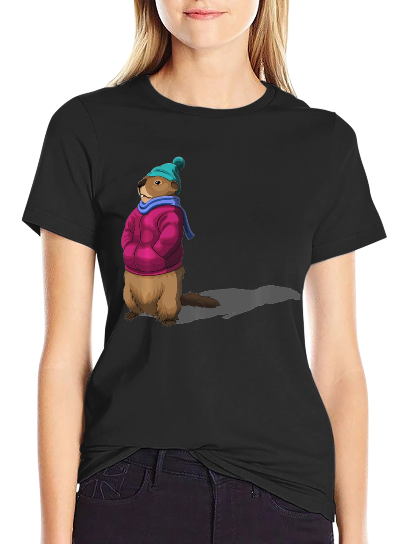 Groundhog Day T-Shirt - Winter Animal Tee