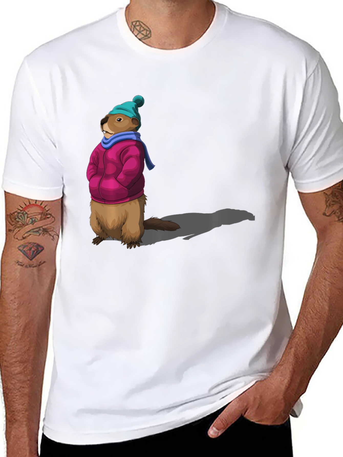 Groundhog Day T-Shirt - Winter Animal Tee