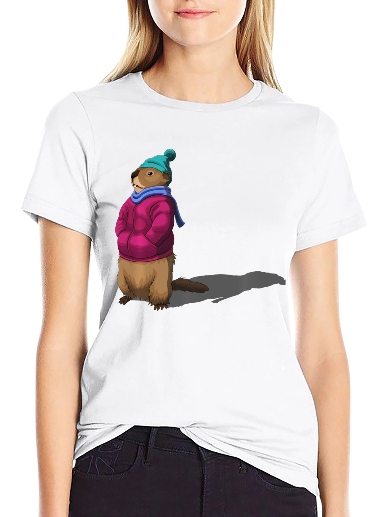 Groundhog Day T-Shirt - Winter Animal Tee