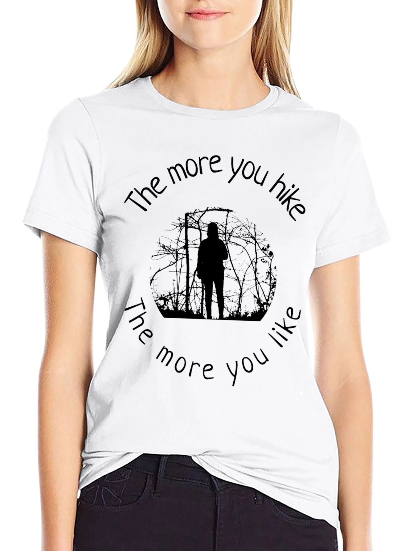 Hiker Silhouette Graphic Tee