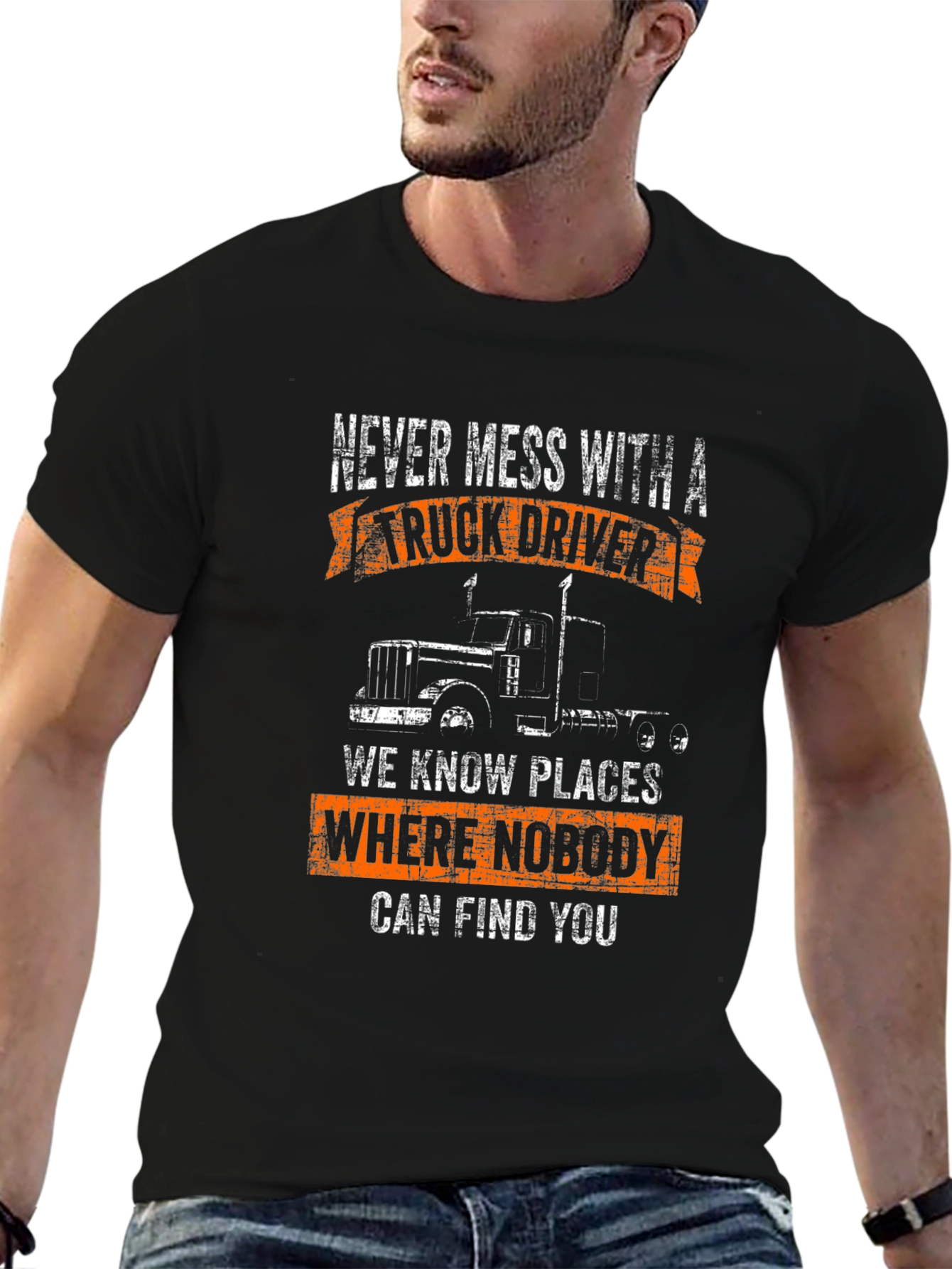 Truck Driver T-Shirt - Never Mess With Us