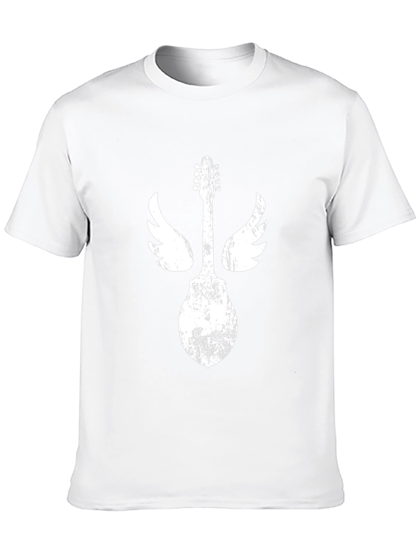 Guitar Wings Graphic T-Shirt - Black Cotton Tee