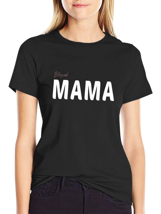 Blessed Mama Graphic T-Shirt