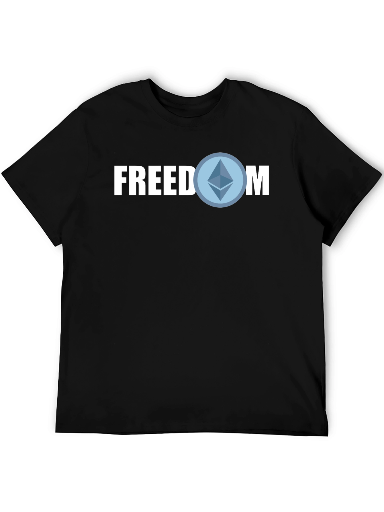 Freedom Crypto T-Shirt - Blockchain Style
