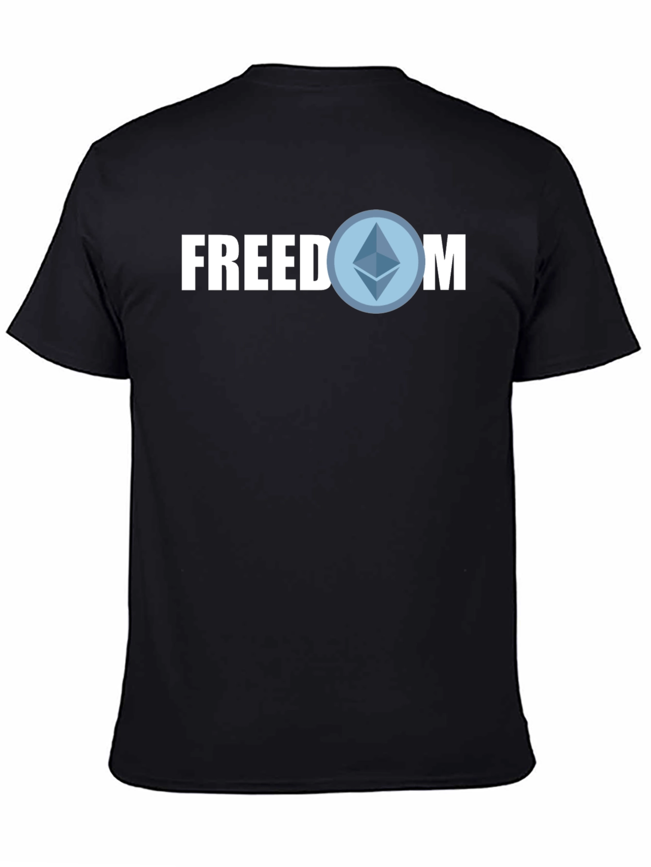Freedom Crypto T-Shirt - Blockchain Style