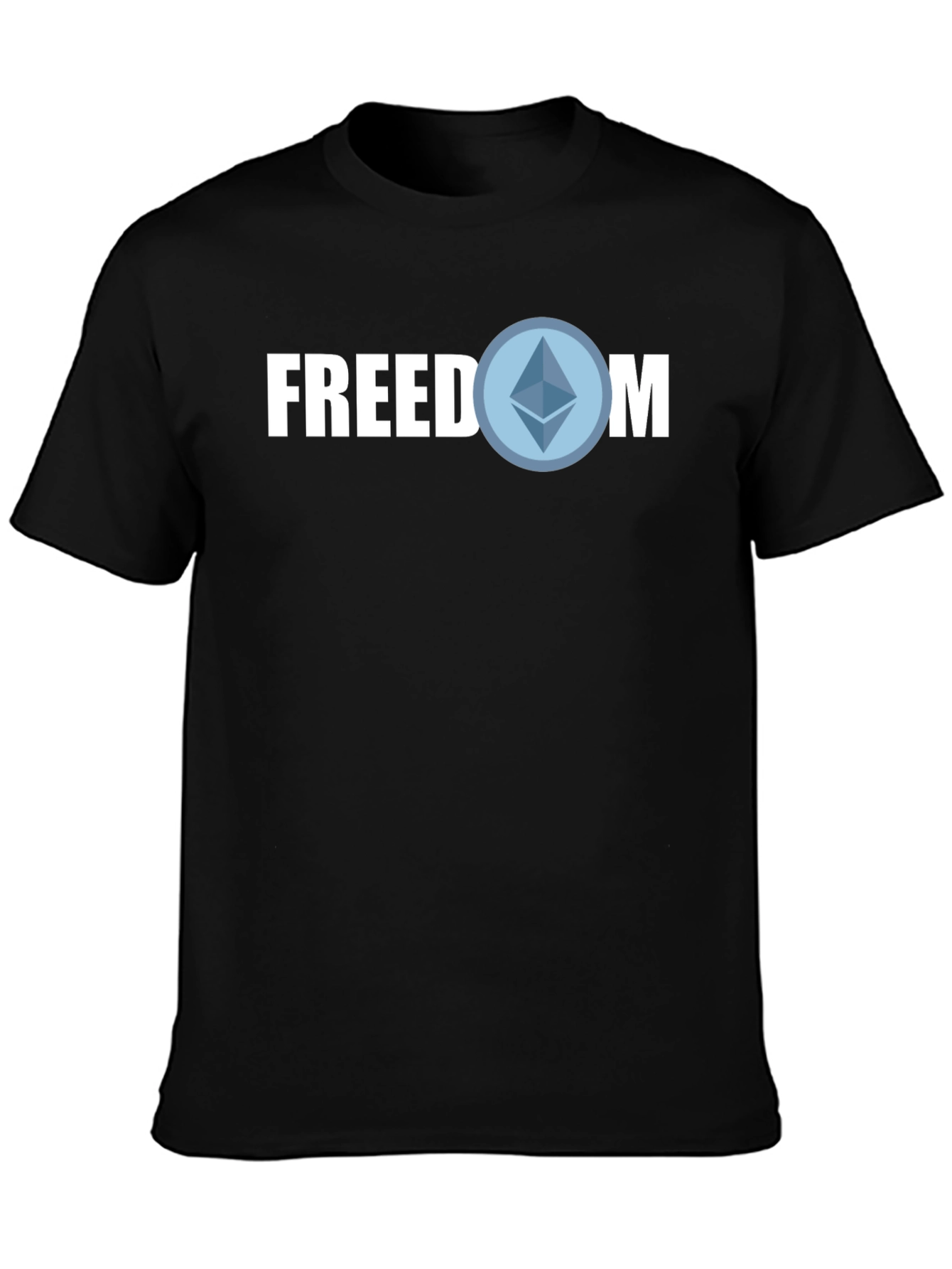 Freedom Crypto T-Shirt - Blockchain Style