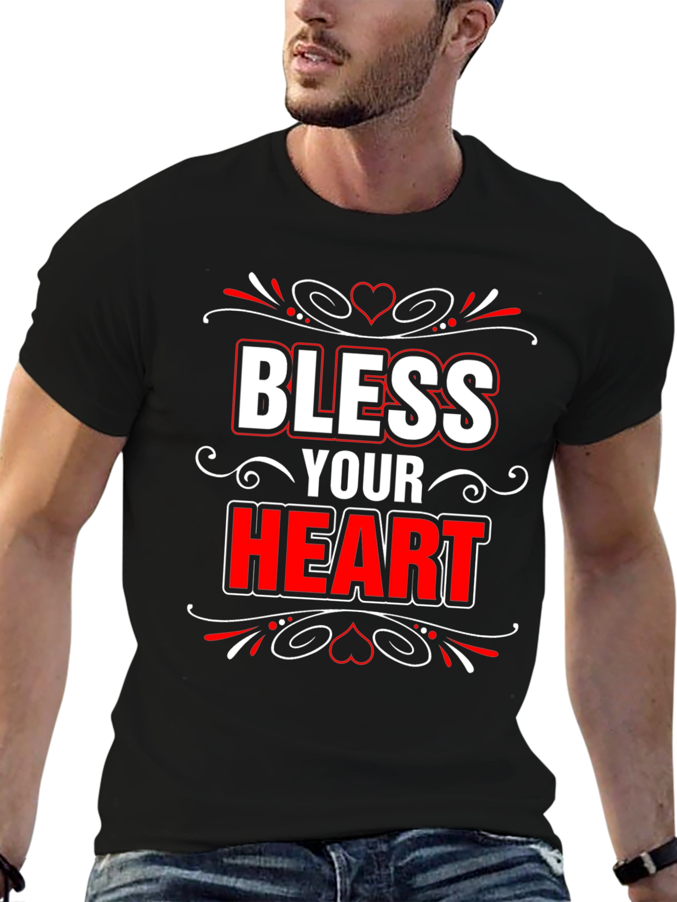 Bless Your Heart Graphic Tee - Stylish Comfort