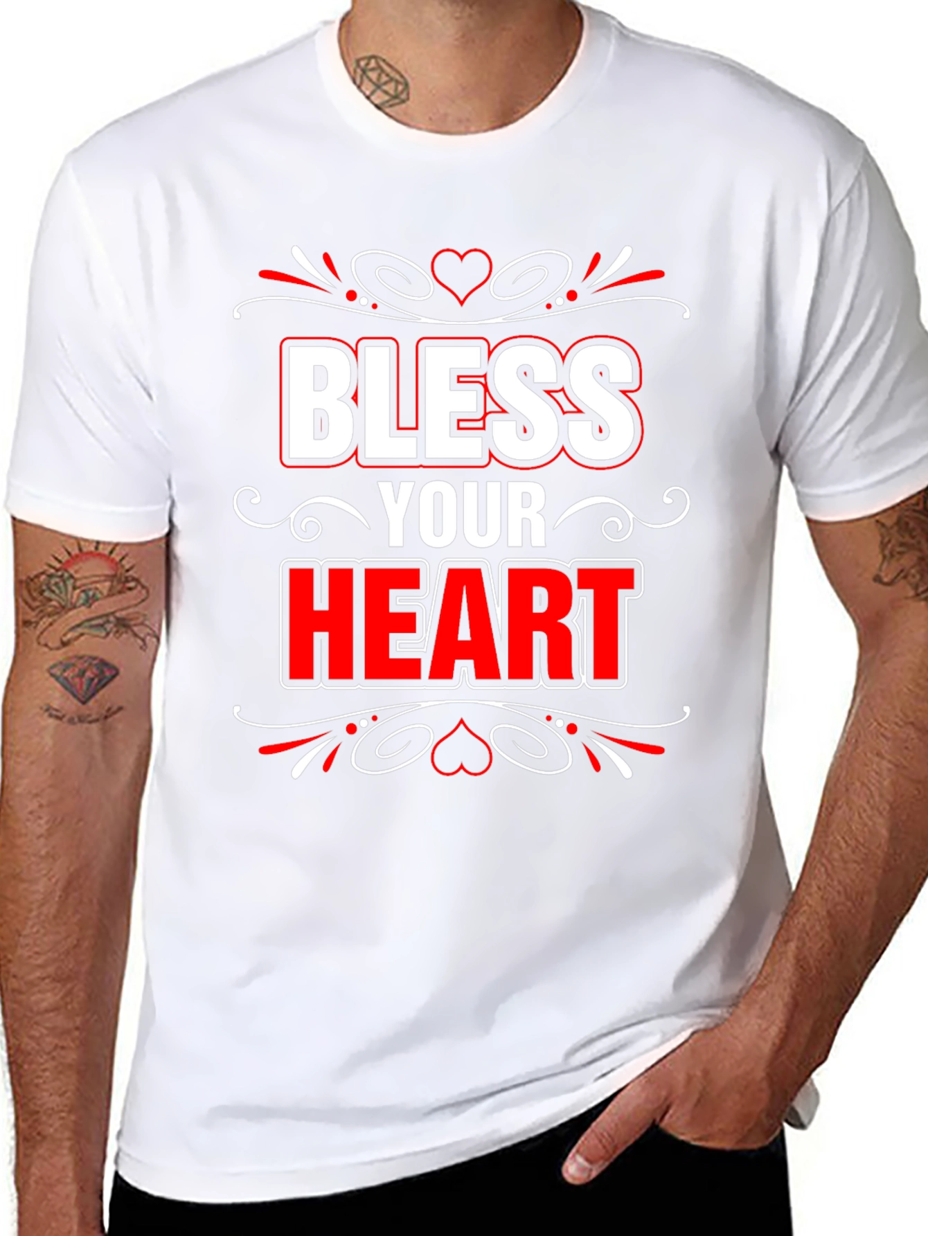 Bless Your Heart Graphic Tee - Stylish Comfort