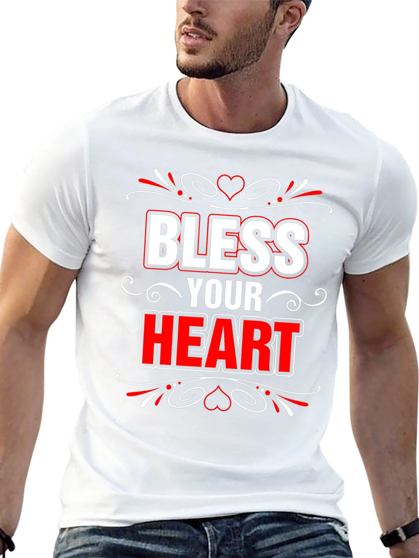 Bless Your Heart Graphic Tee - Stylish Comfort