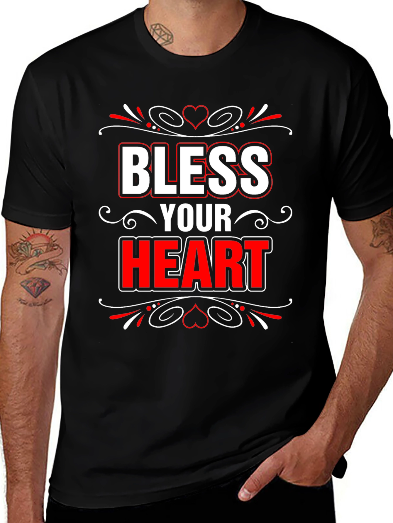 Bless Your Heart Graphic Tee - Stylish Comfort