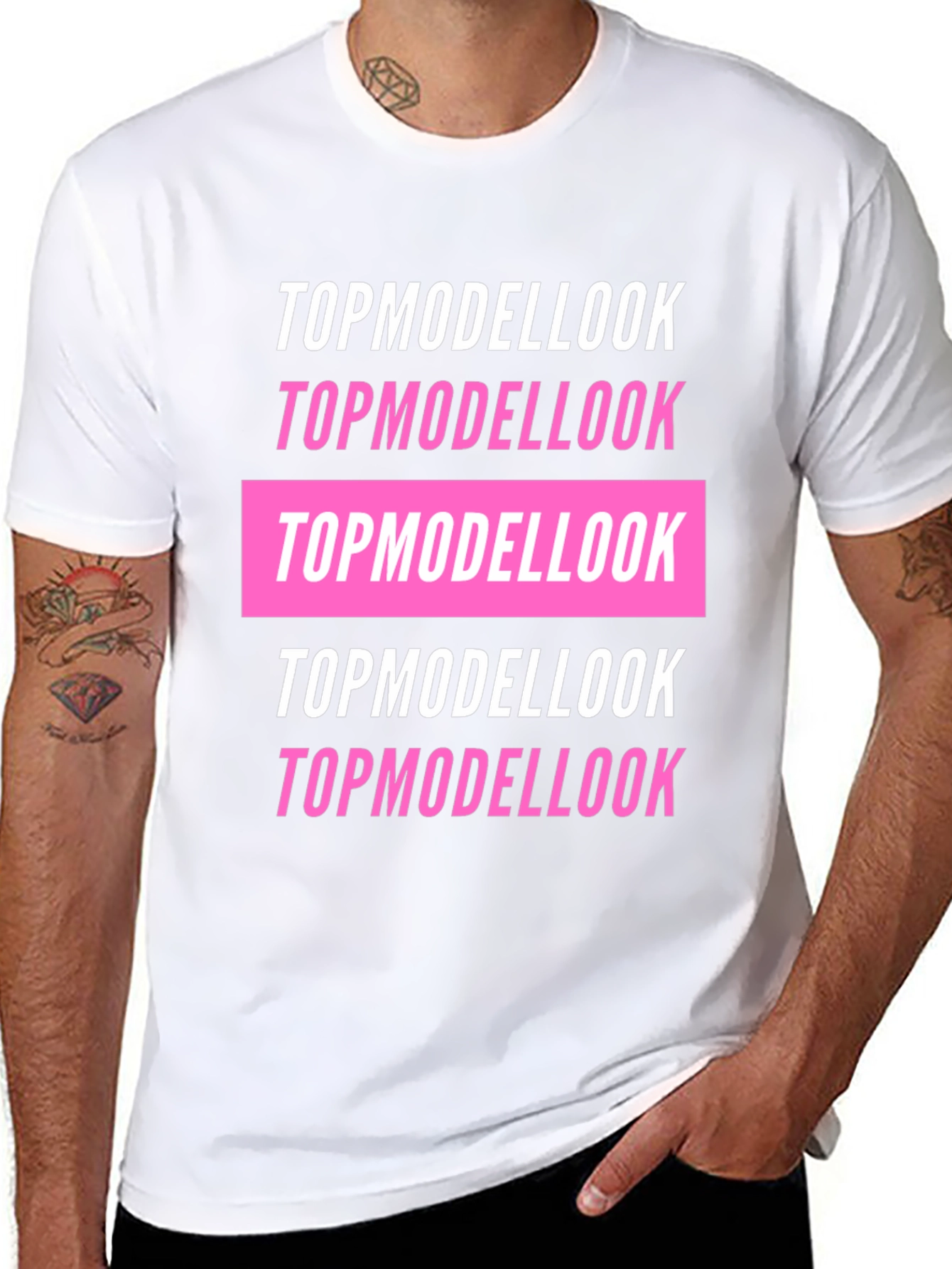 Topmodellook Graphic Tee