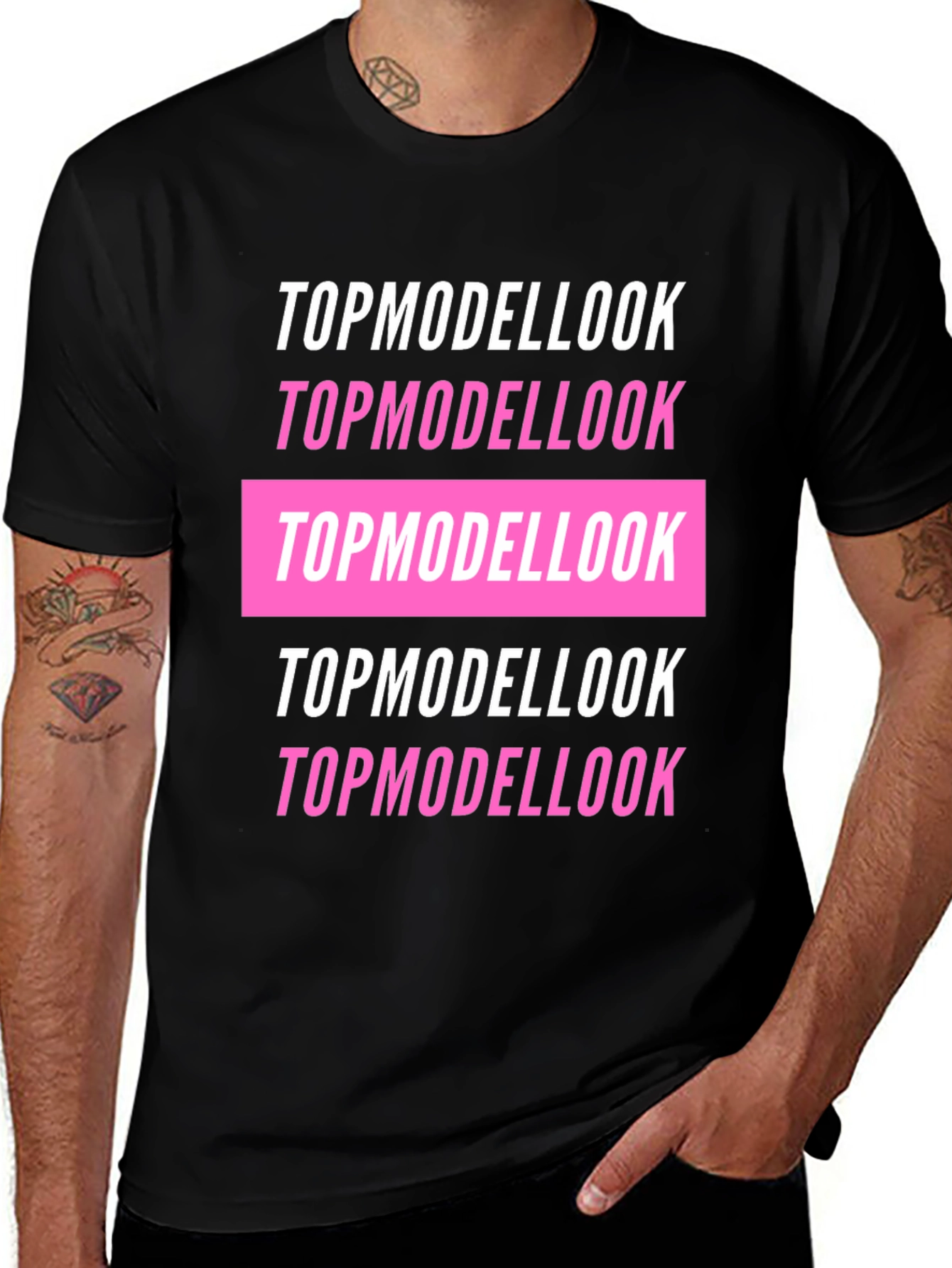 Topmodellook Graphic Tee
