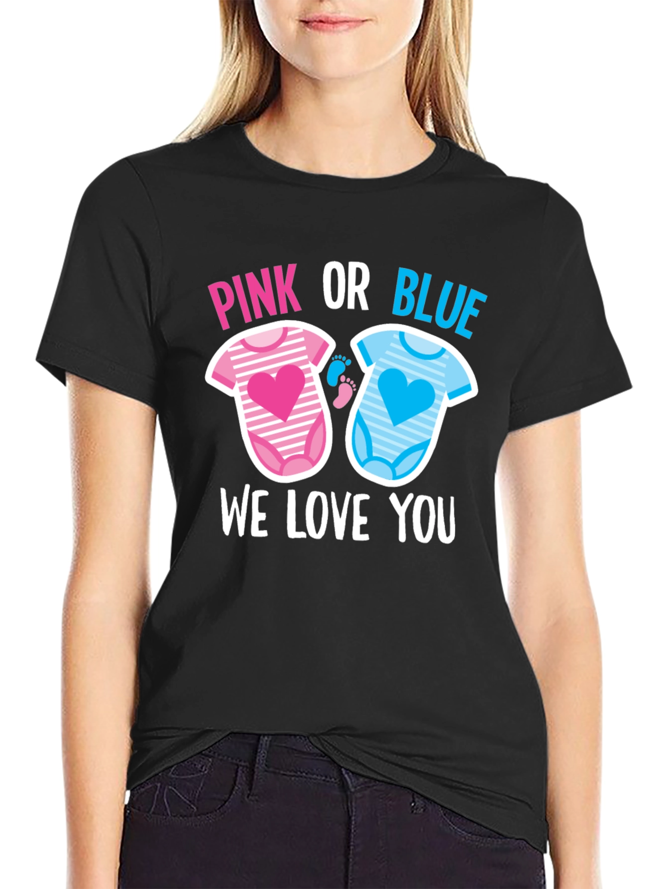 Pink or Blue We Love You T-Shirt