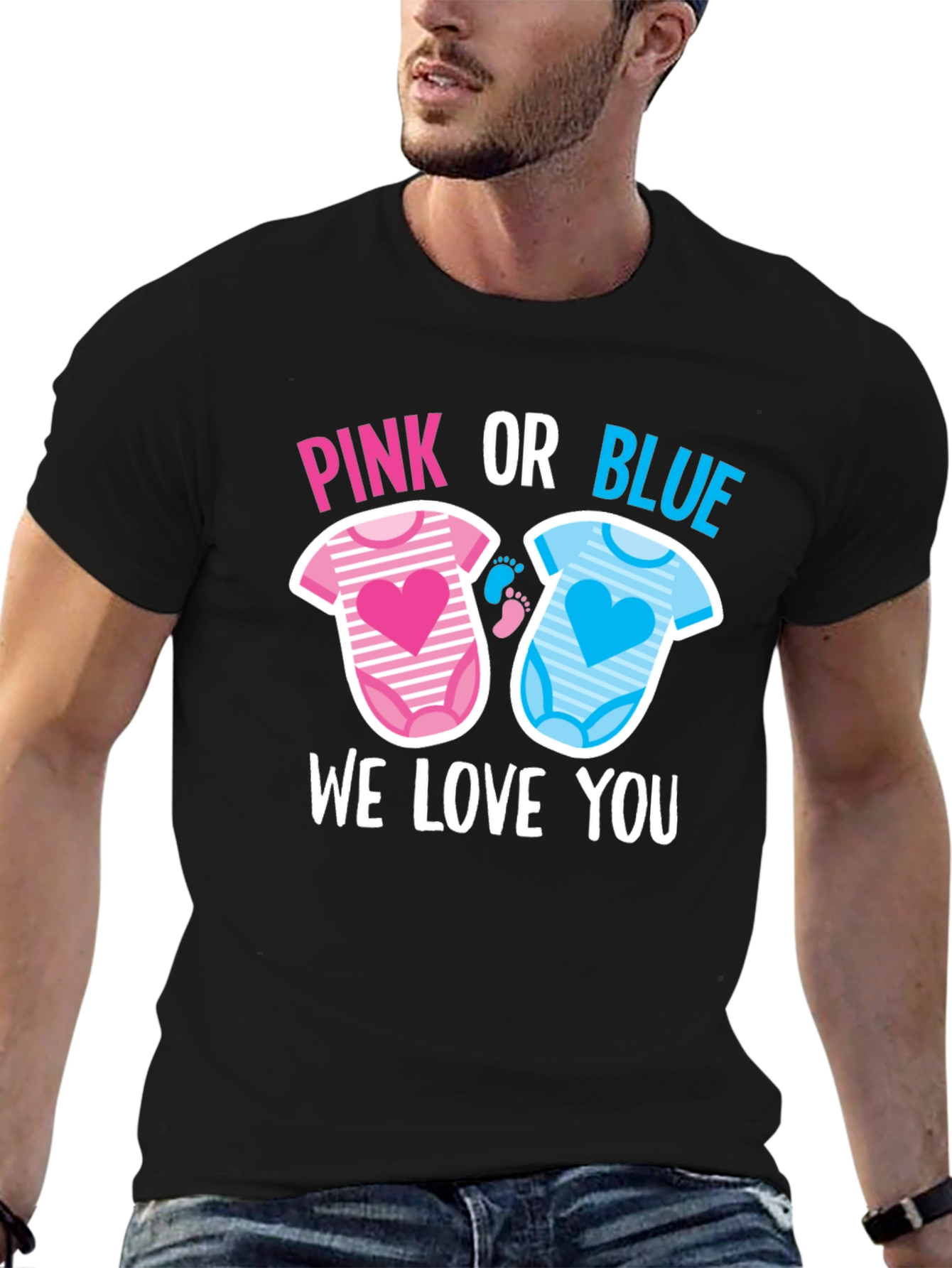 Pink or Blue We Love You T-Shirt