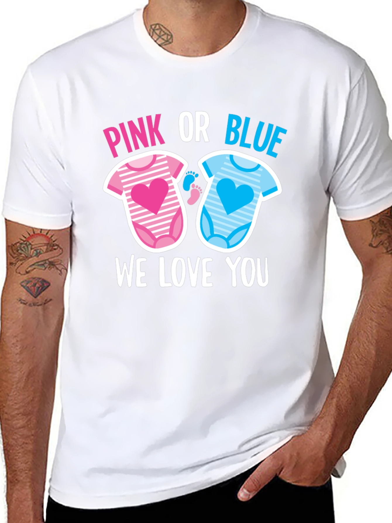 Pink or Blue We Love You T-Shirt