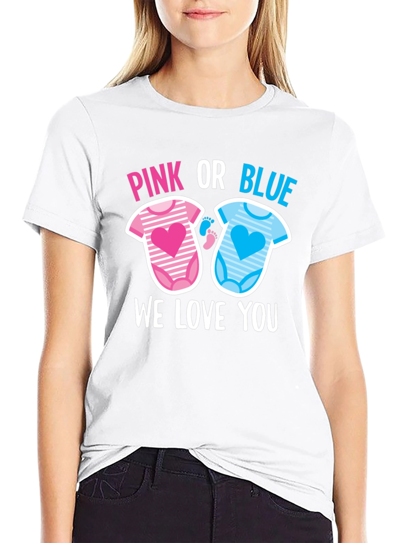 Pink or Blue We Love You T-Shirt