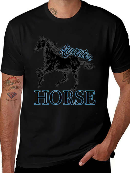 Quarter Horse Graphic Tee - Black Unisex T-Shirt