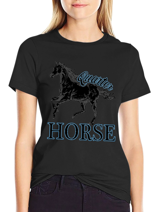 Quarter Horse Graphic Tee - Black Unisex T-Shirt