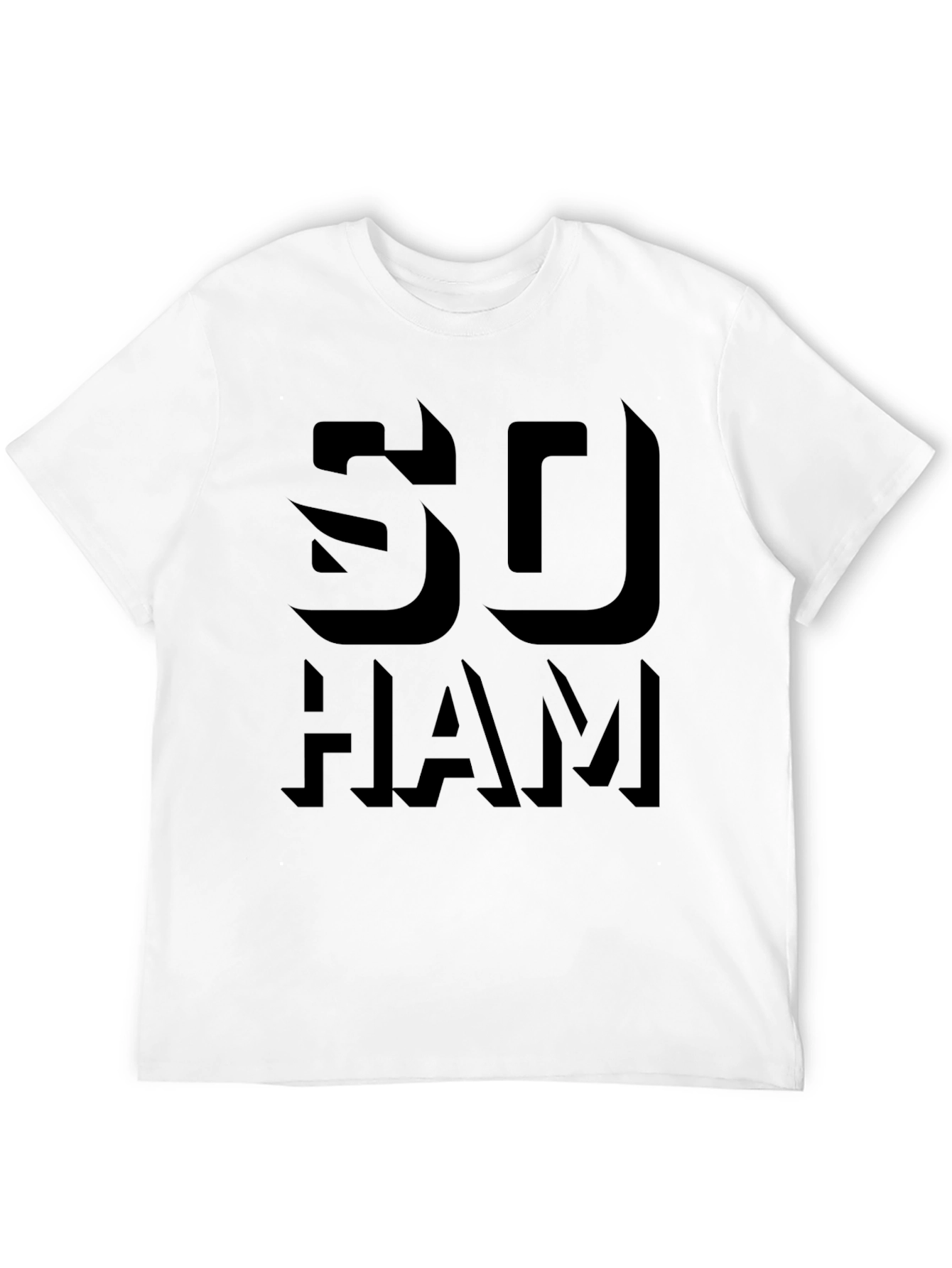 SO HAM Black Graphic Tee