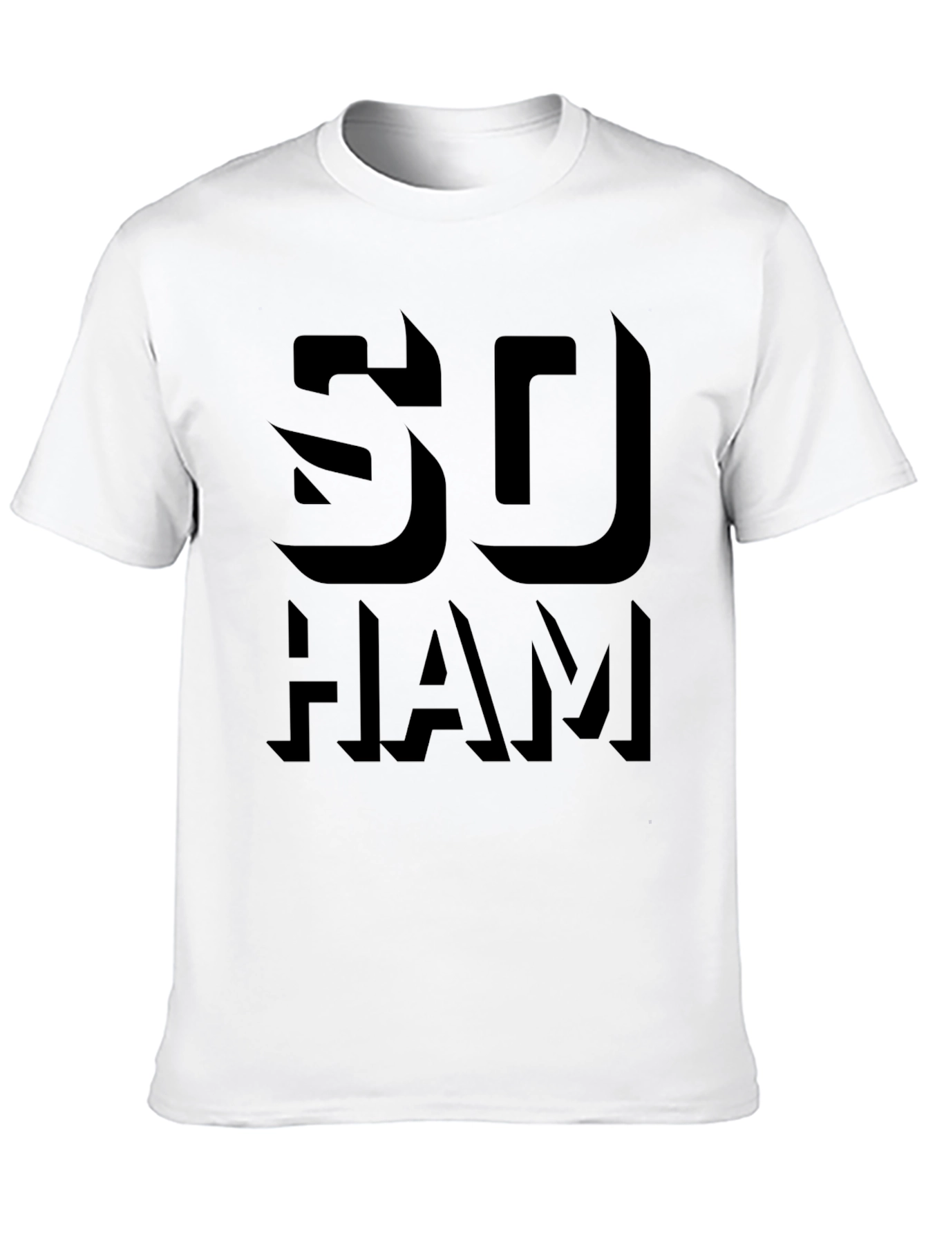 SO HAM Black Graphic Tee