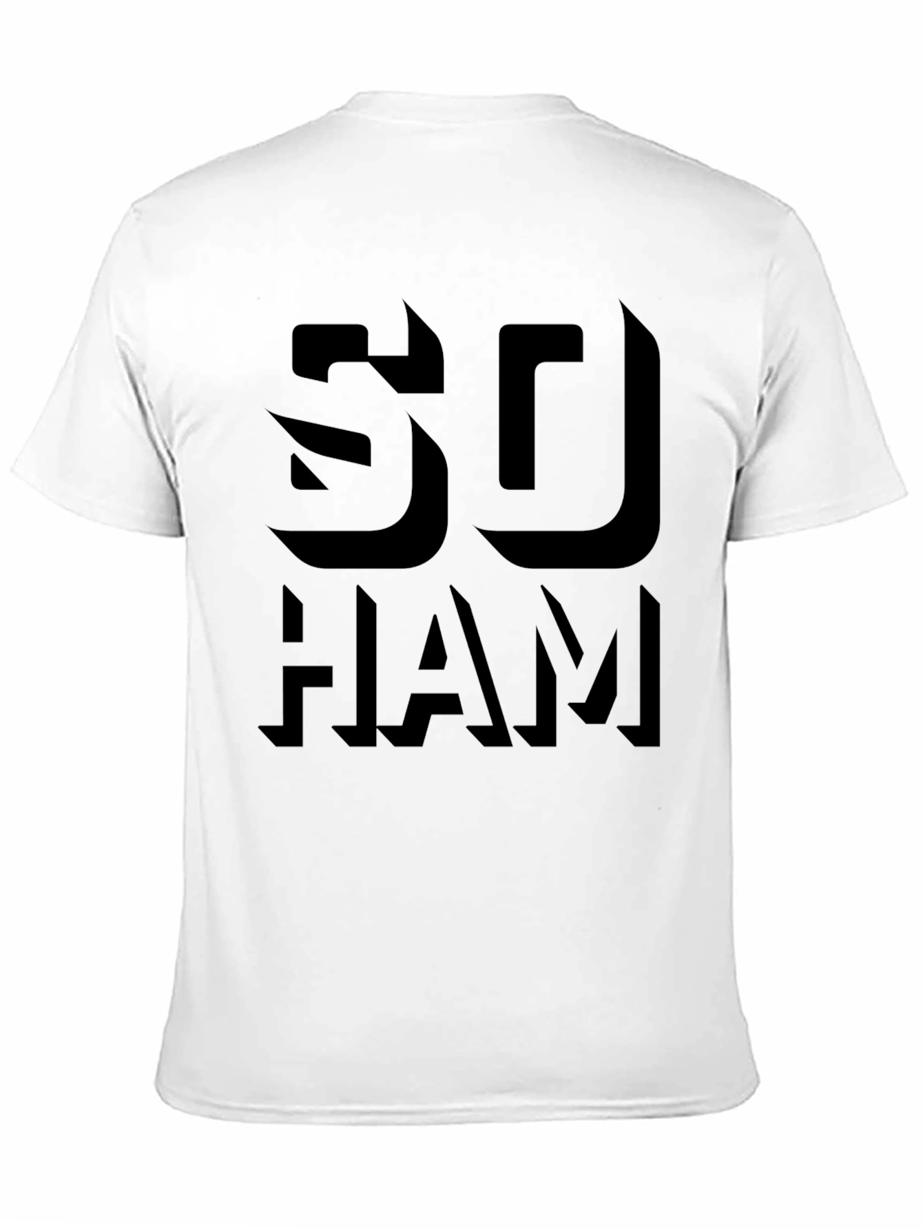 SO HAM Black Graphic Tee