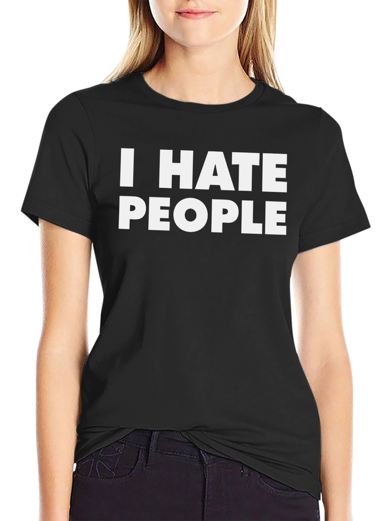 I Hate People Graphic Tee - Anti-Social T-Shirt