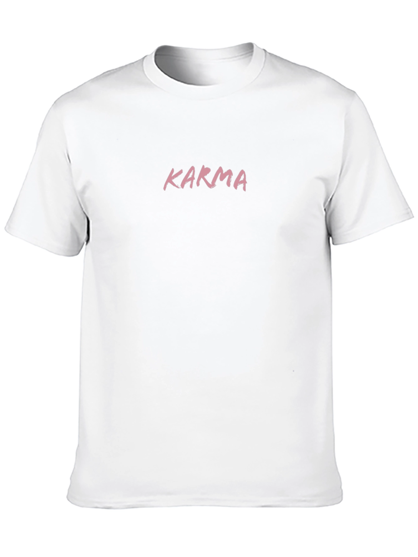 Karma Graphic Print Black T-Shirt