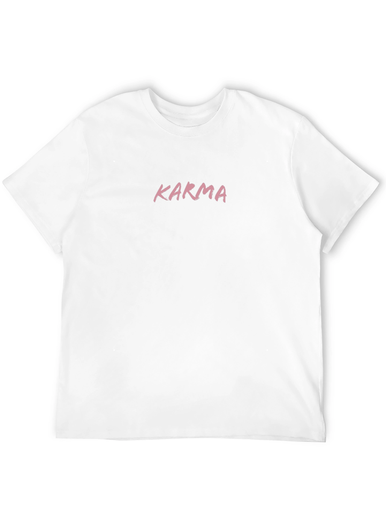 Karma Graphic Print Black T-Shirt