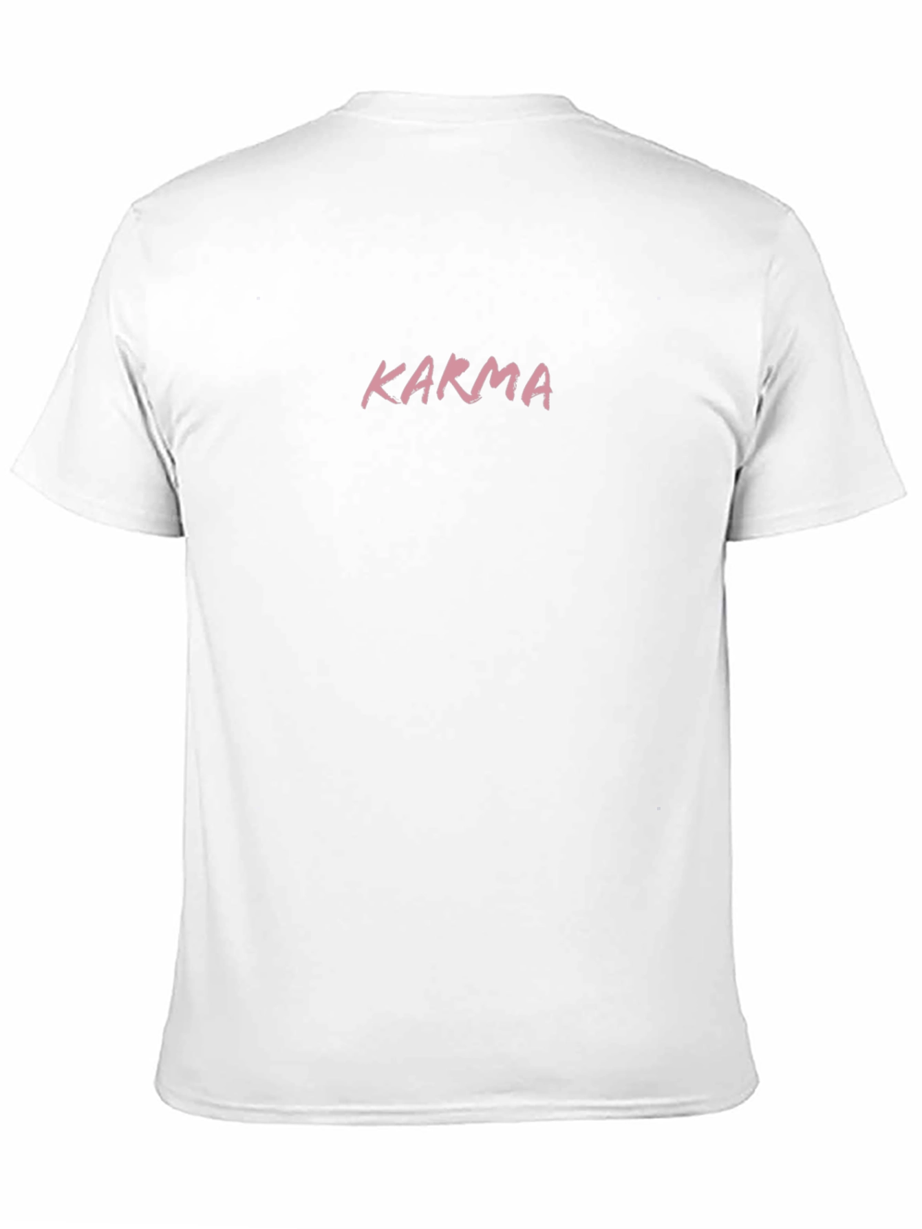 Karma Graphic Print Black T-Shirt