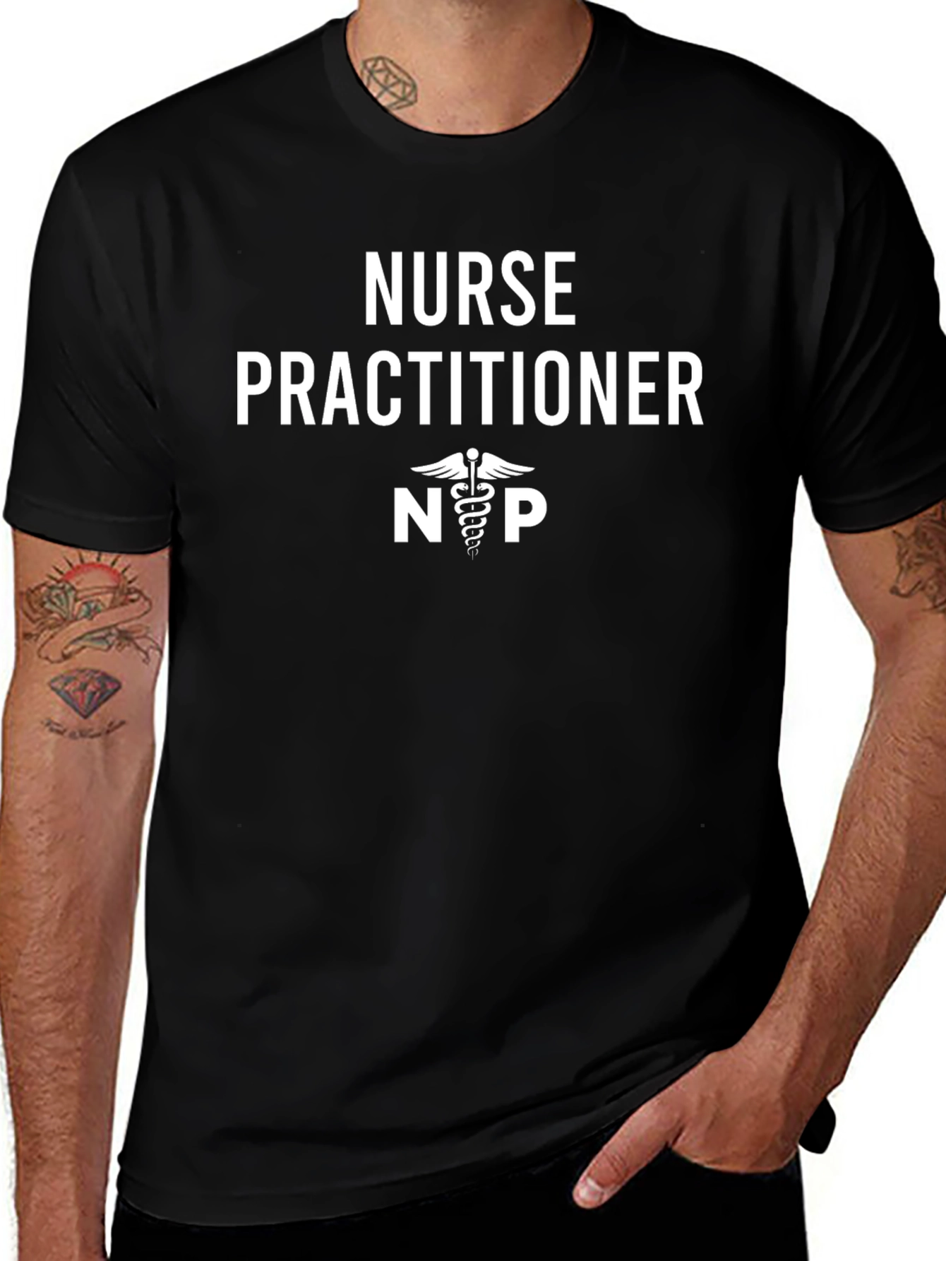 Nurse Practitioner T-Shirt - Black NP Tee