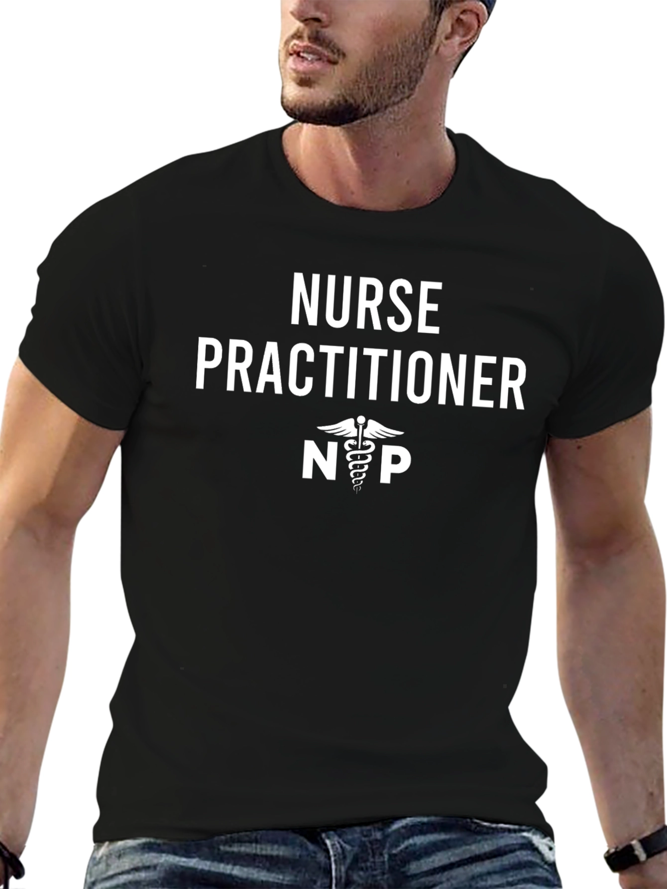 Nurse Practitioner T-Shirt - Black NP Tee