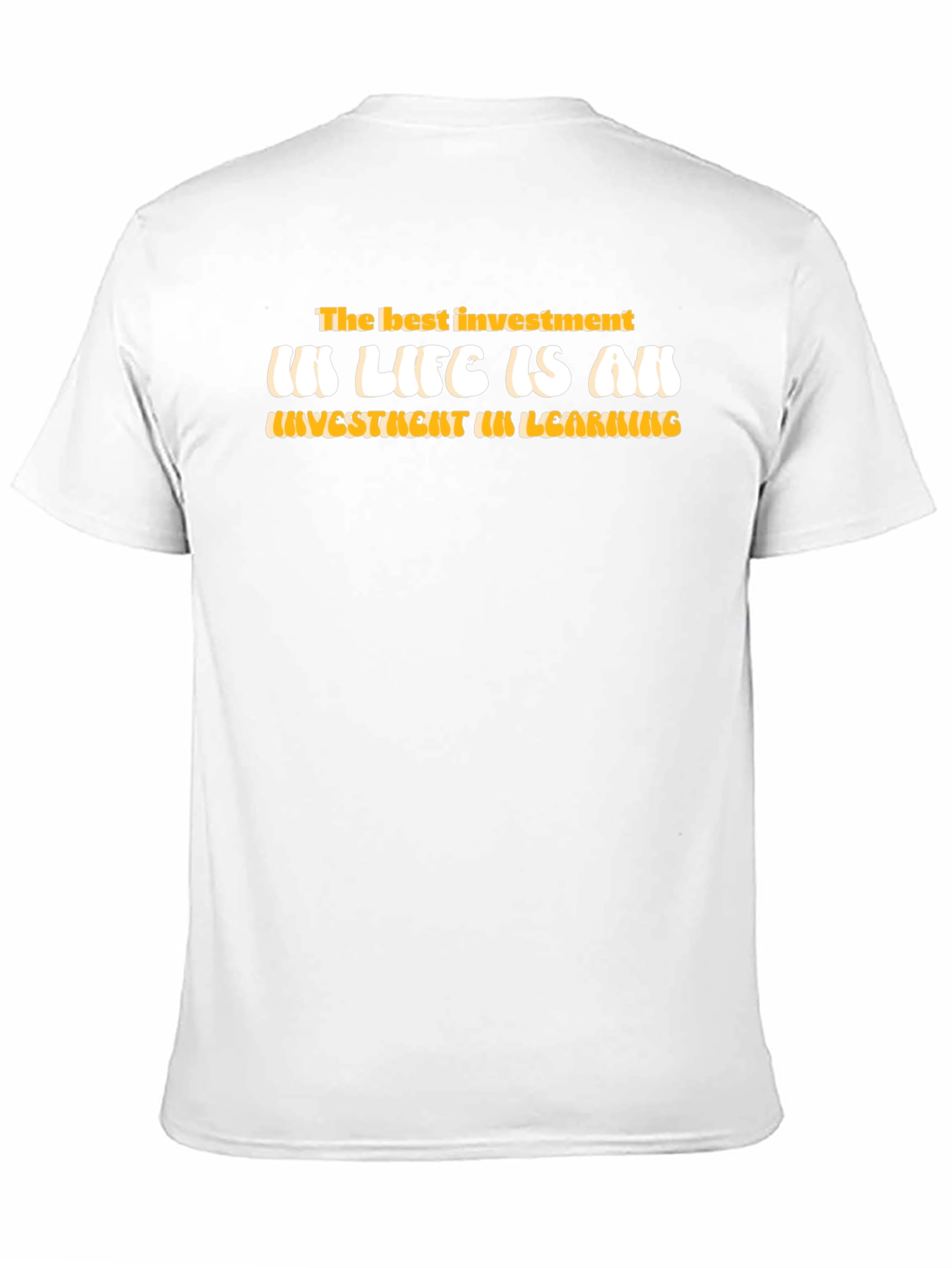 Investment in Learning T-Shirt - Motivational Graphic Tee