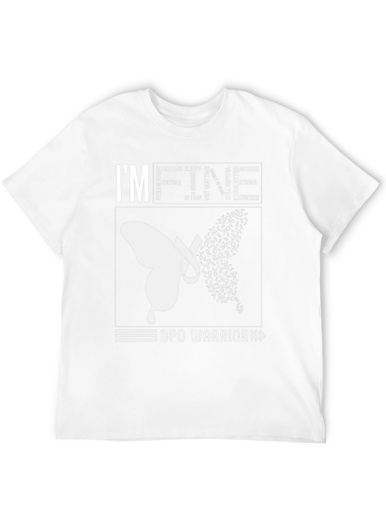 BPD Warrior T-Shirt - Mental Health Awareness