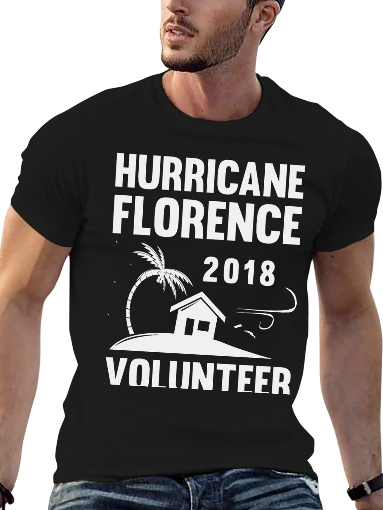 Hurricane Florence 2018 Volunteer Graphic Tee