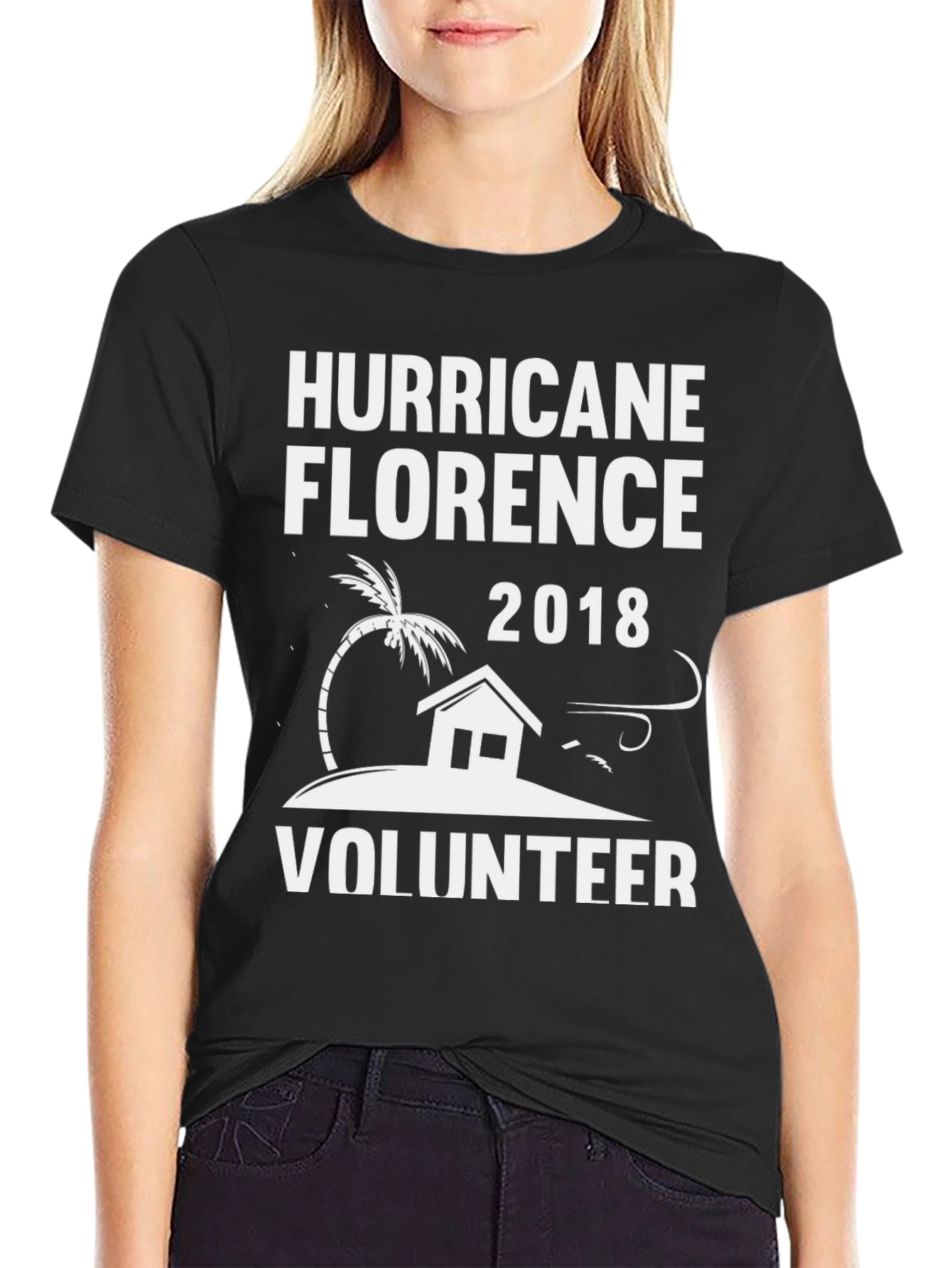 Hurricane Florence 2018 Volunteer Graphic Tee