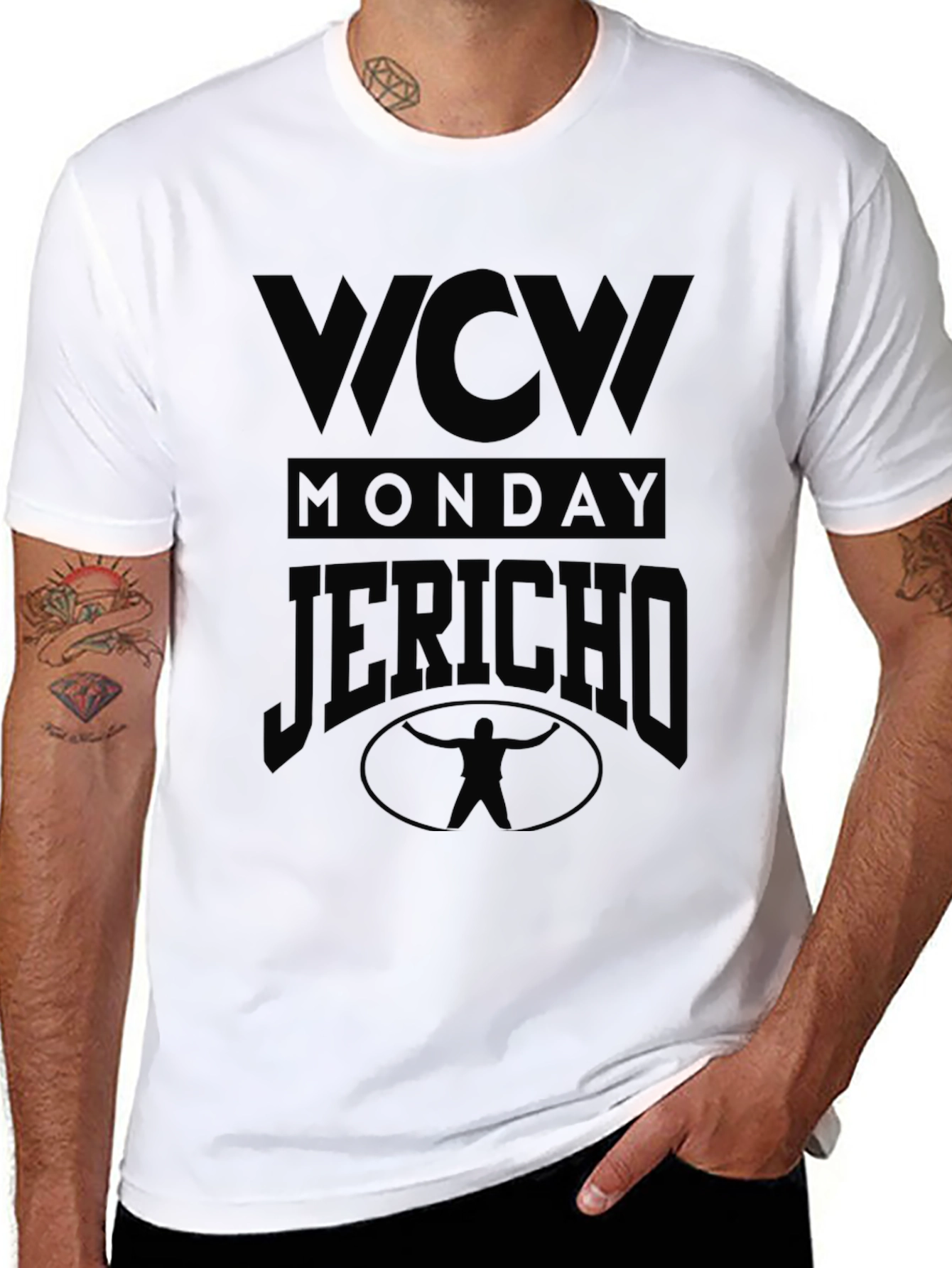 WCW Monday Jericho Black T-Shirt
