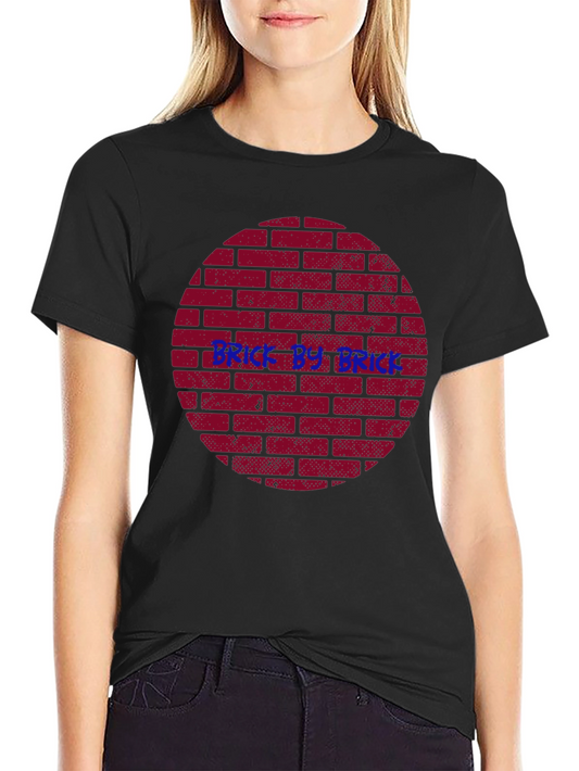 Brick by Brick Graphic Tee - Construction Style