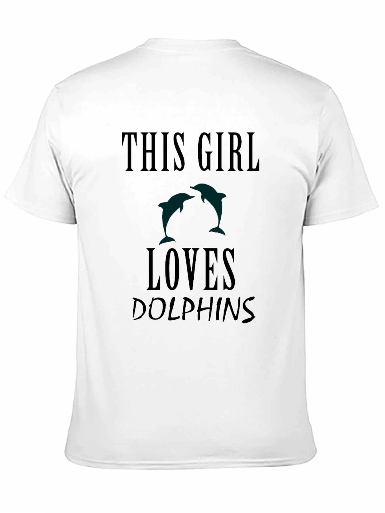 This Girl Loves Dolphins Graphic Tee