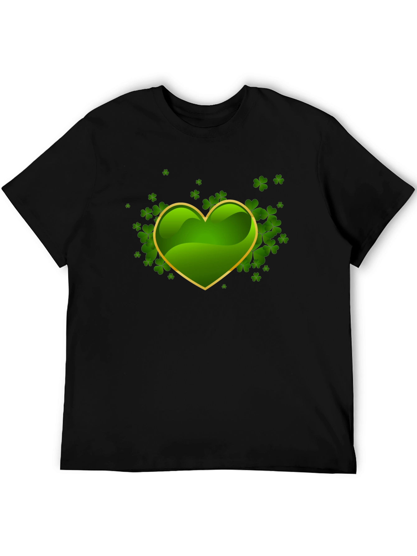 Lucky Shamrock Heart Graphic Tee