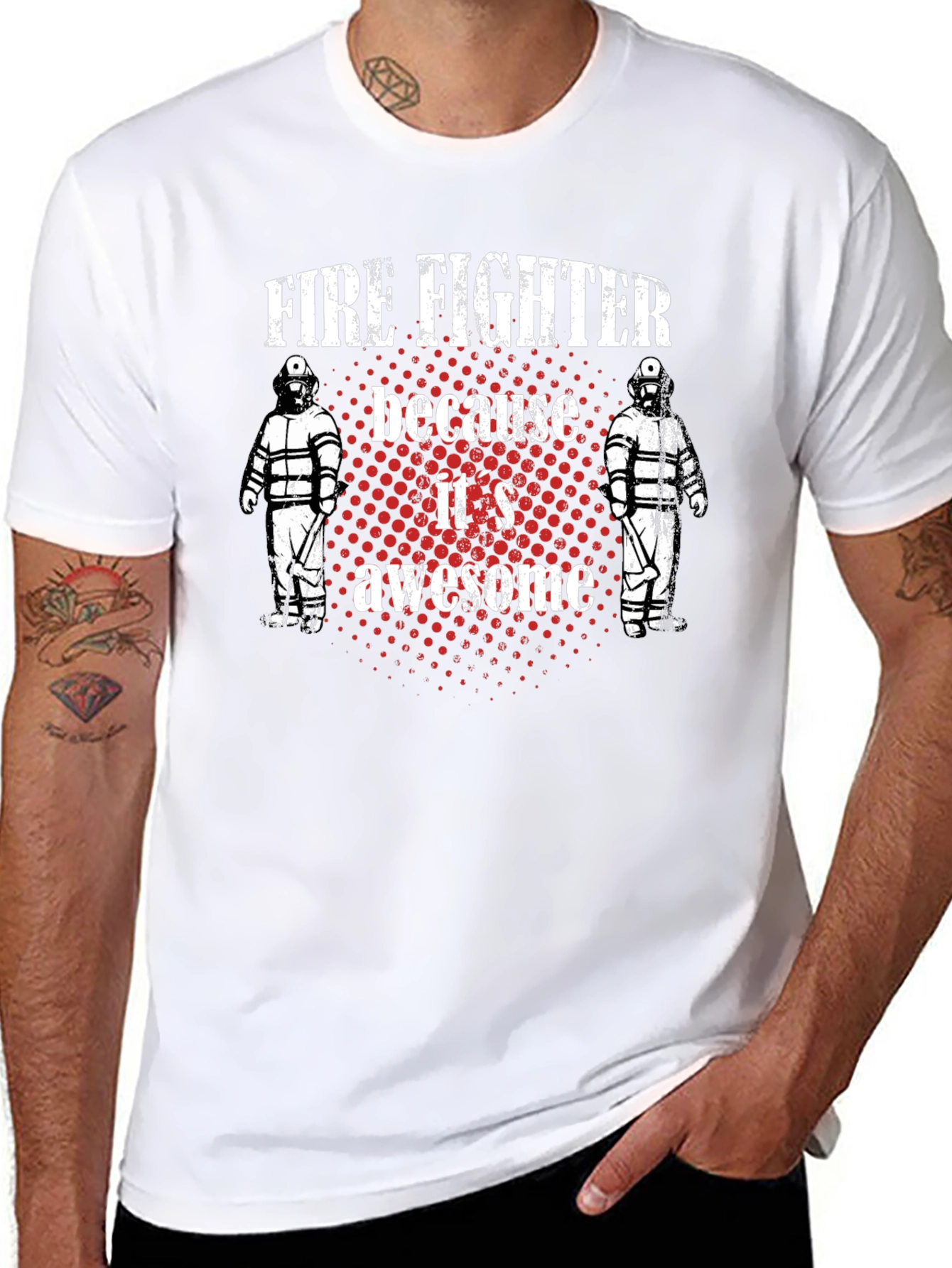 Firefighter T-Shirt - Because Its Awesome!