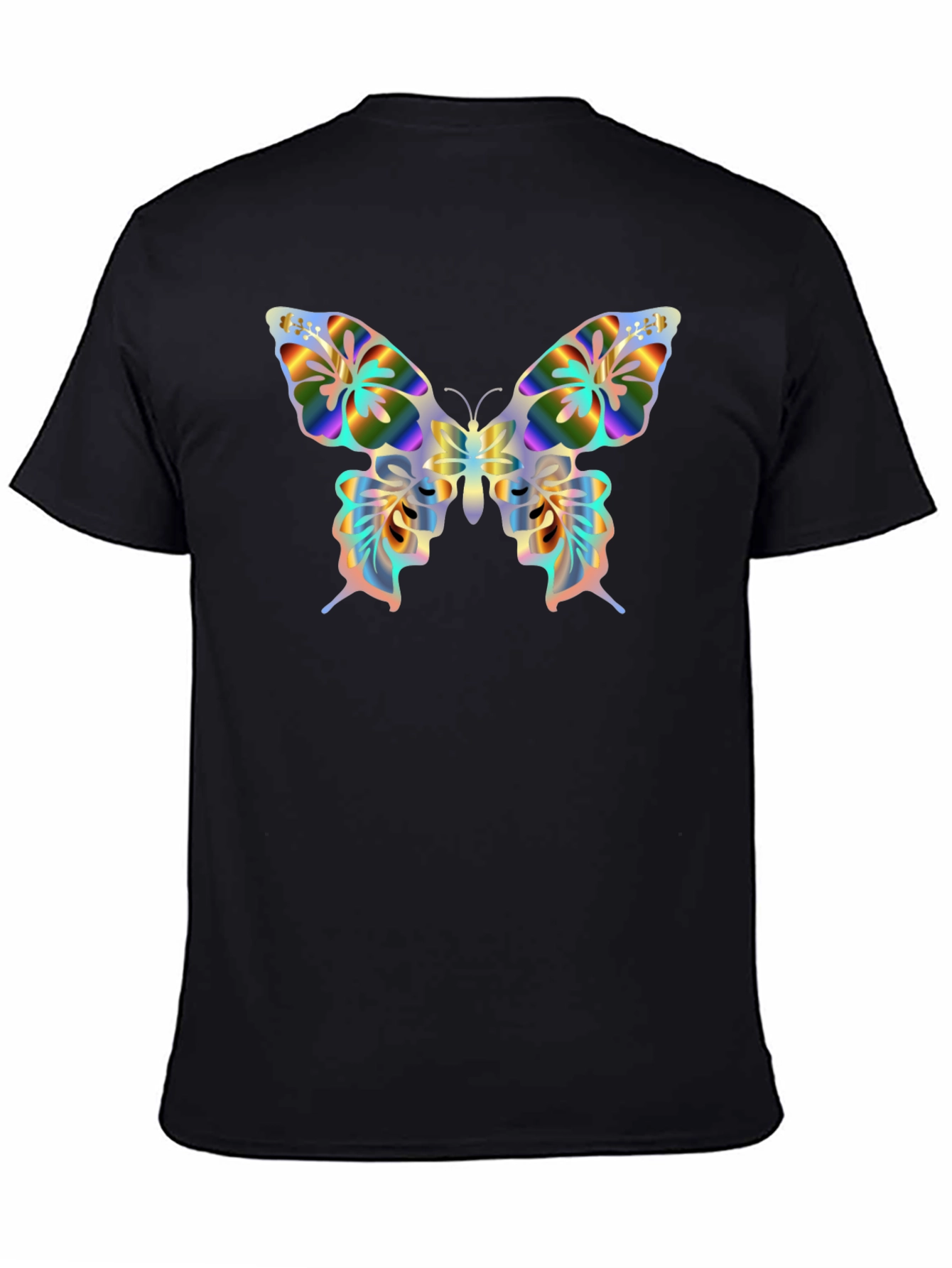 Butterfly Graphic T-Shirt - Black