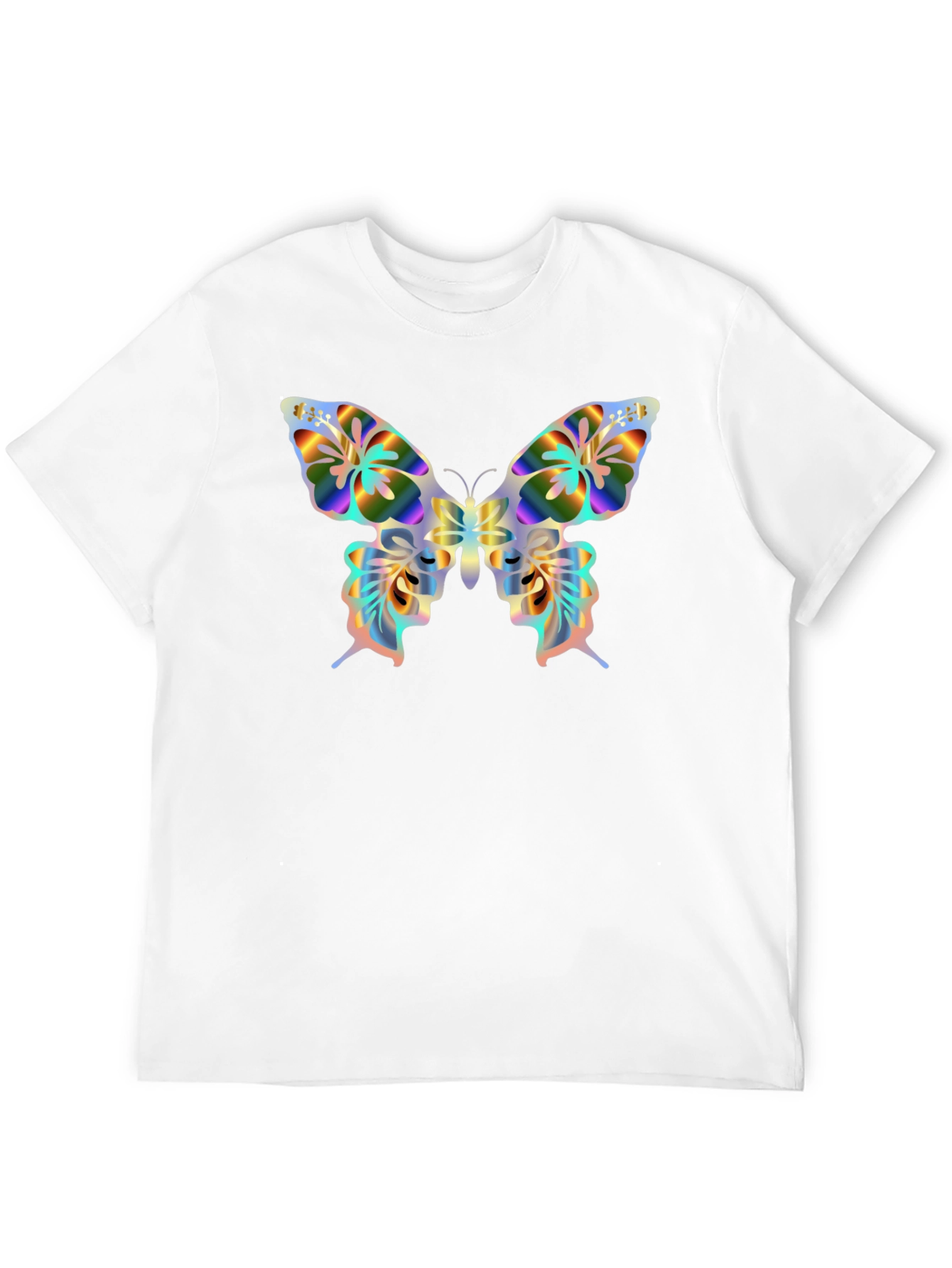 Butterfly Graphic T-Shirt - Black
