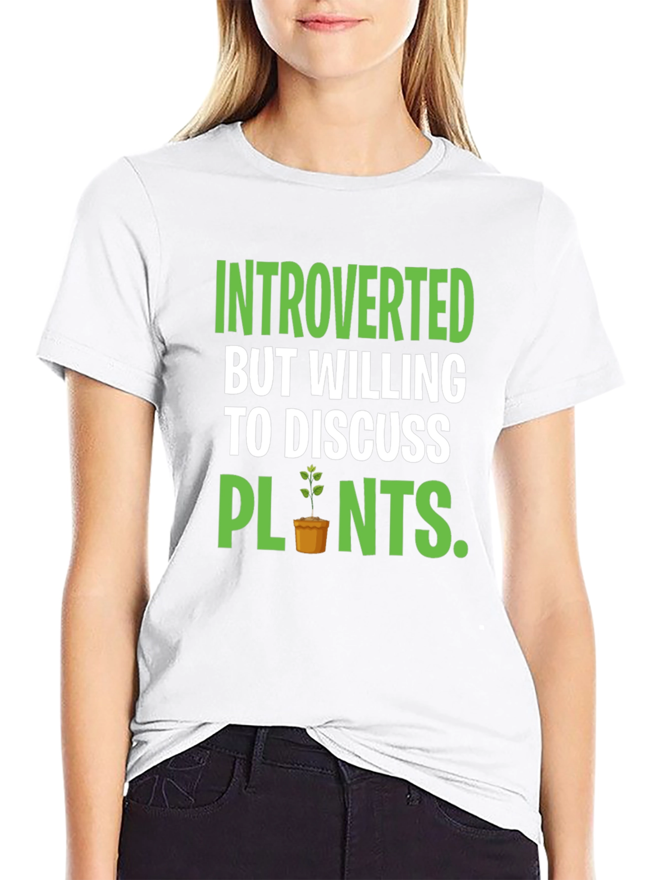 Introverted Plants Graphic Tee