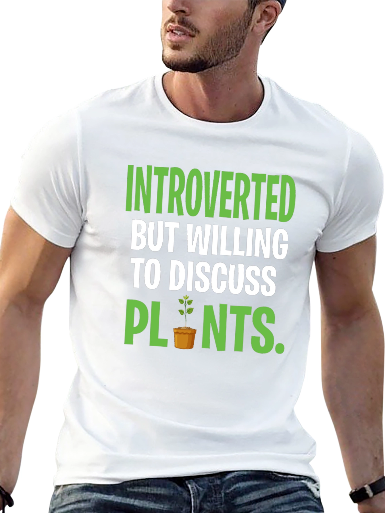 Introverted Plants Graphic Tee