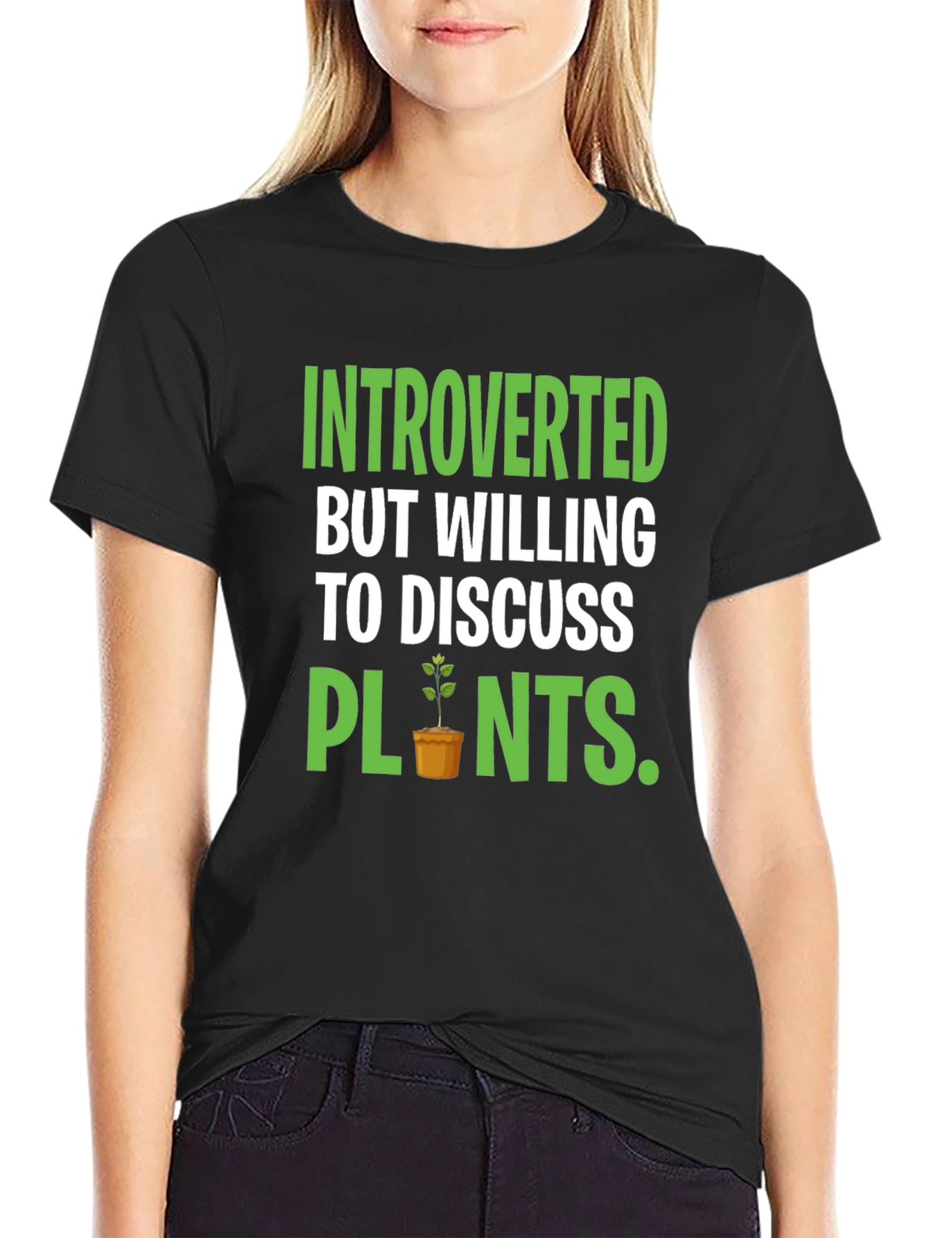 Introverted Plants Graphic Tee