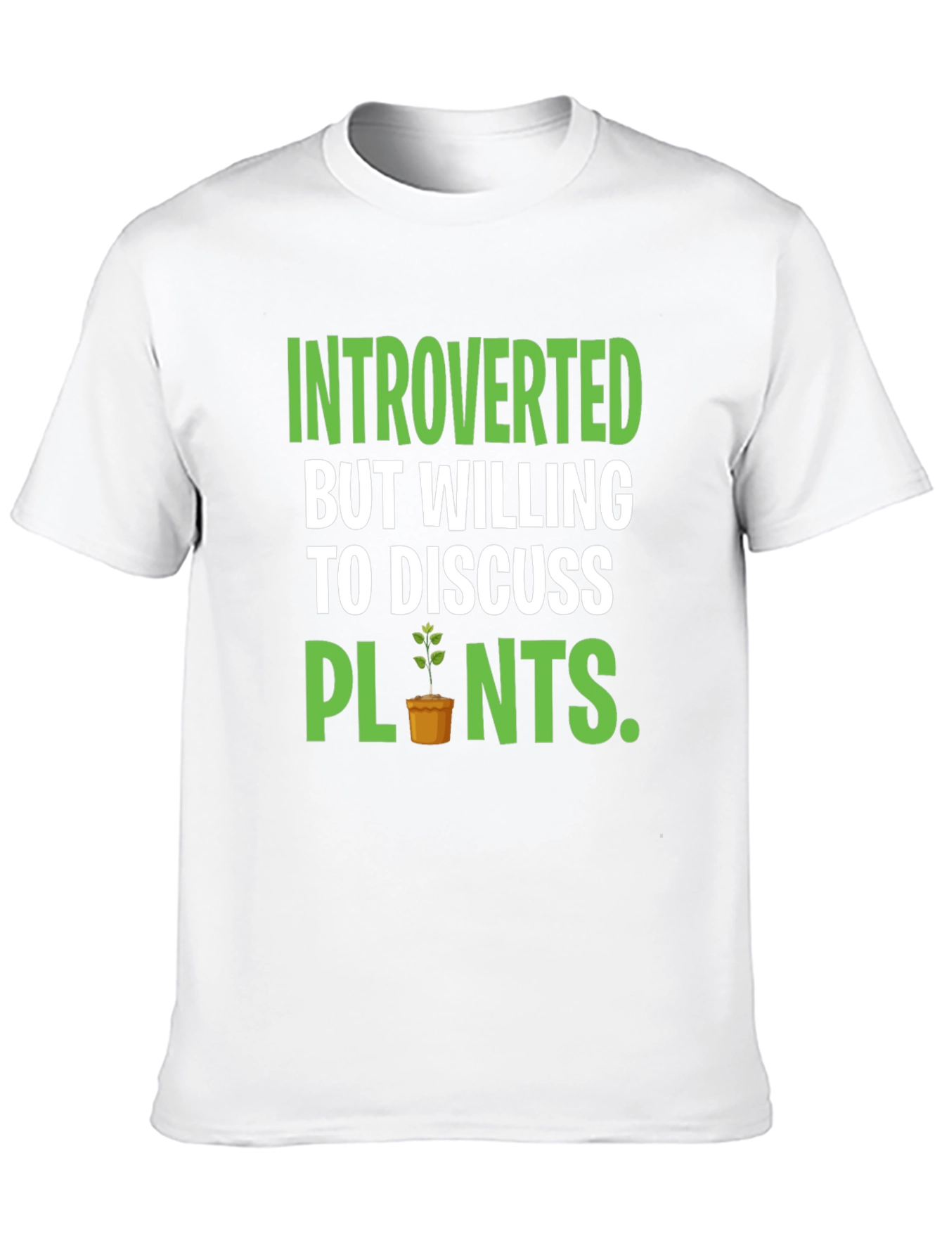 Introverted Plants Graphic Tee