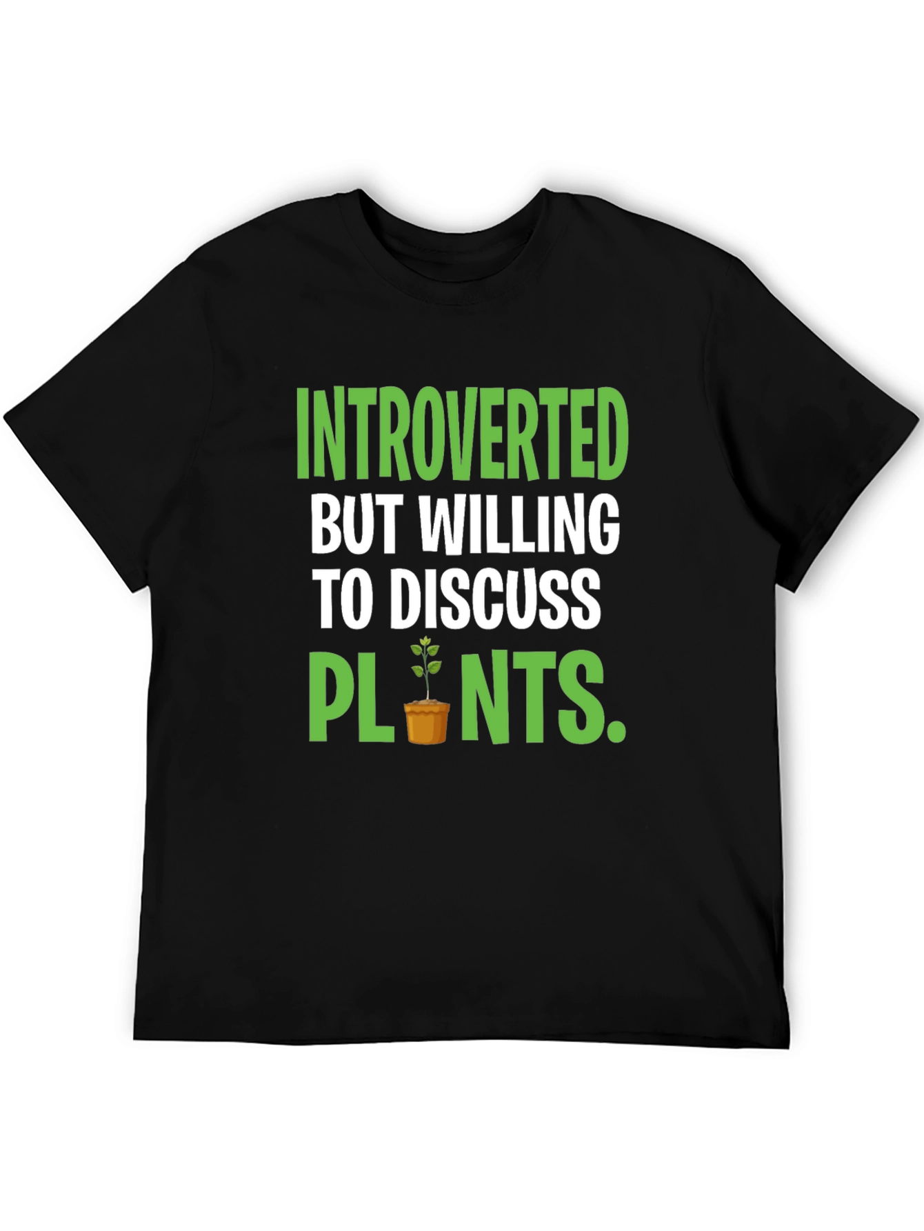 Introverted Plants Graphic Tee