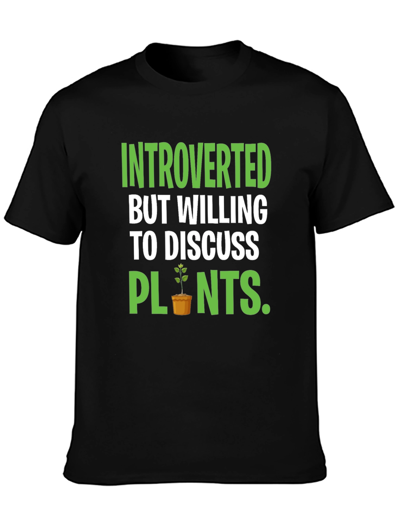 Introverted Plants Graphic Tee