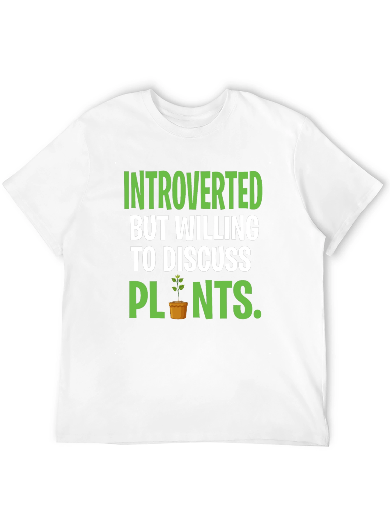 Introverted Plants Graphic Tee