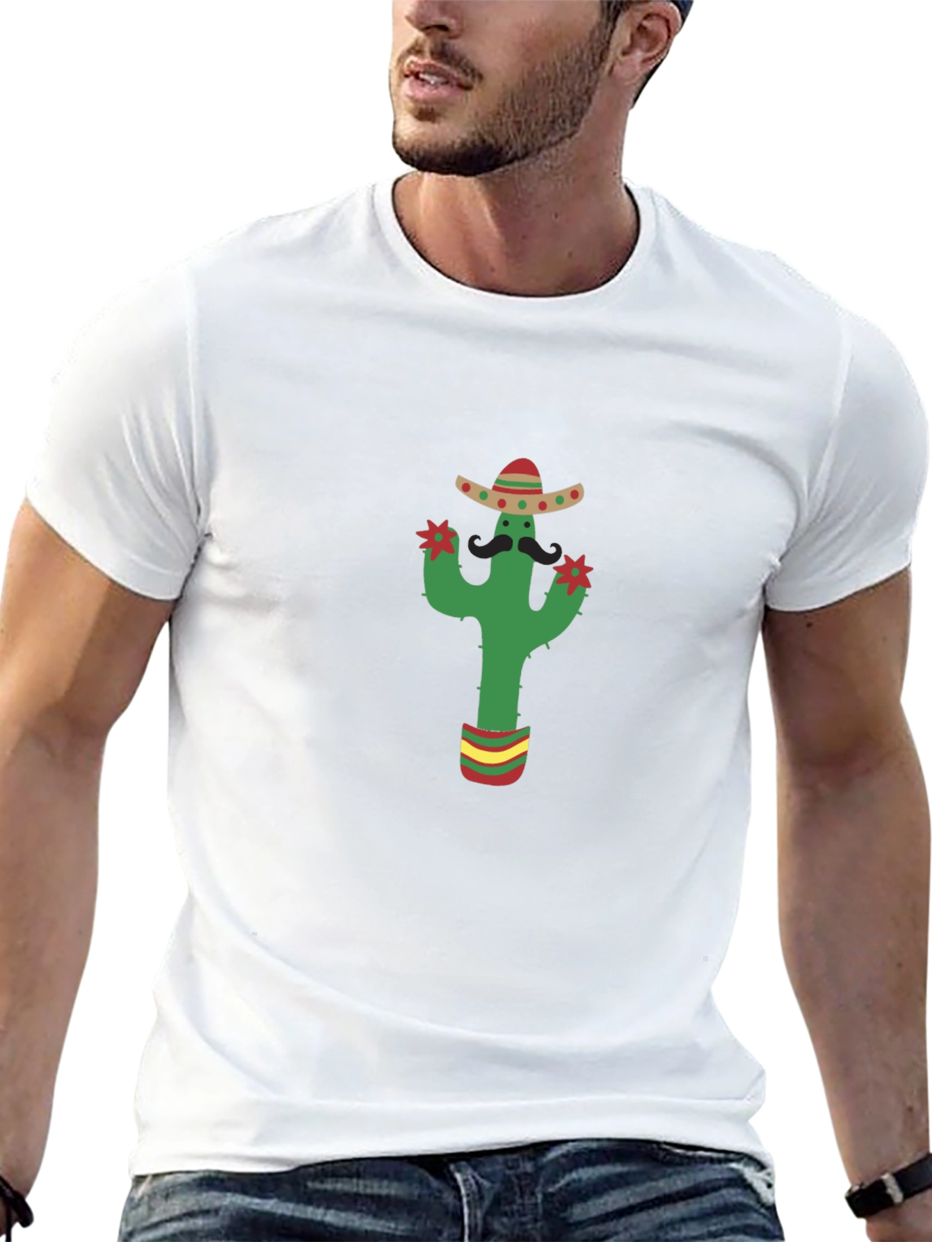 Cactus Sombrero T-Shirt - Fiesta Fun!